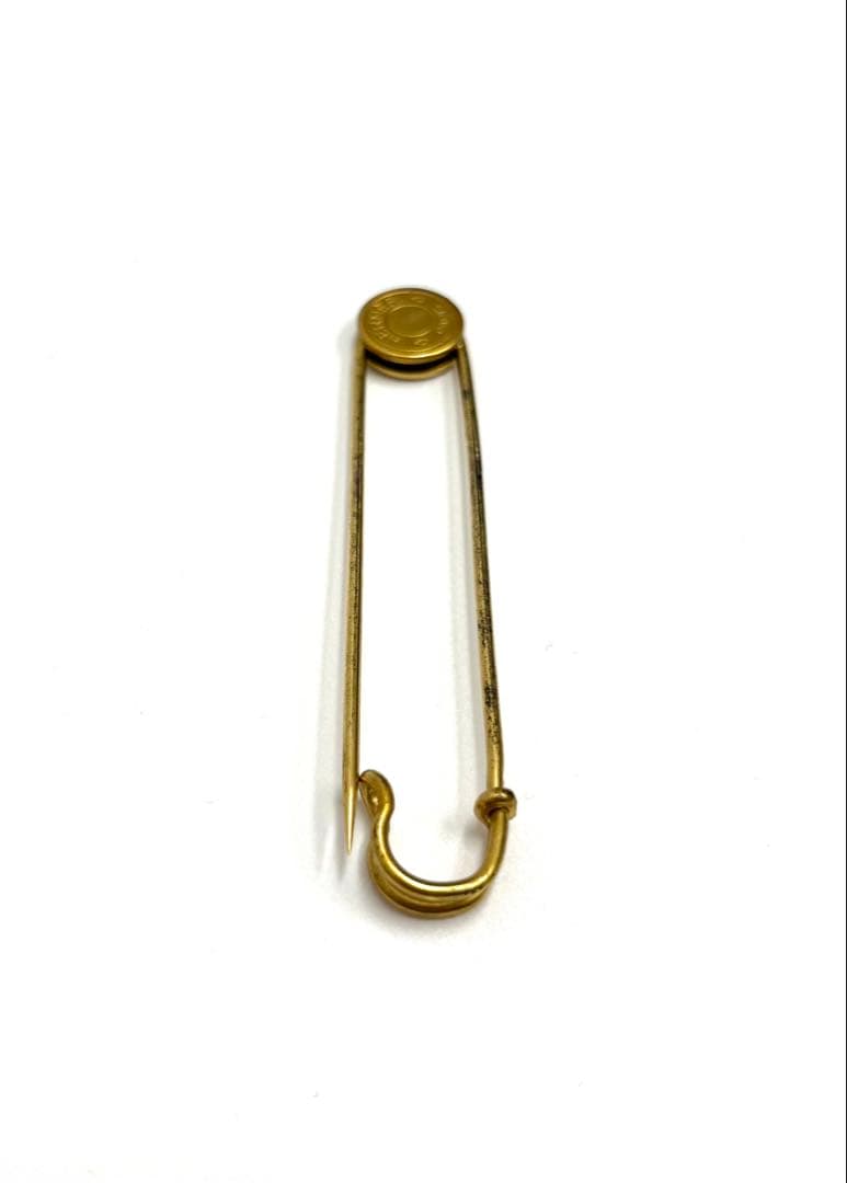 パ*ダ様 エルメス HERMES セリエ ピン ブローチ 安全ピン ゴールド ロ