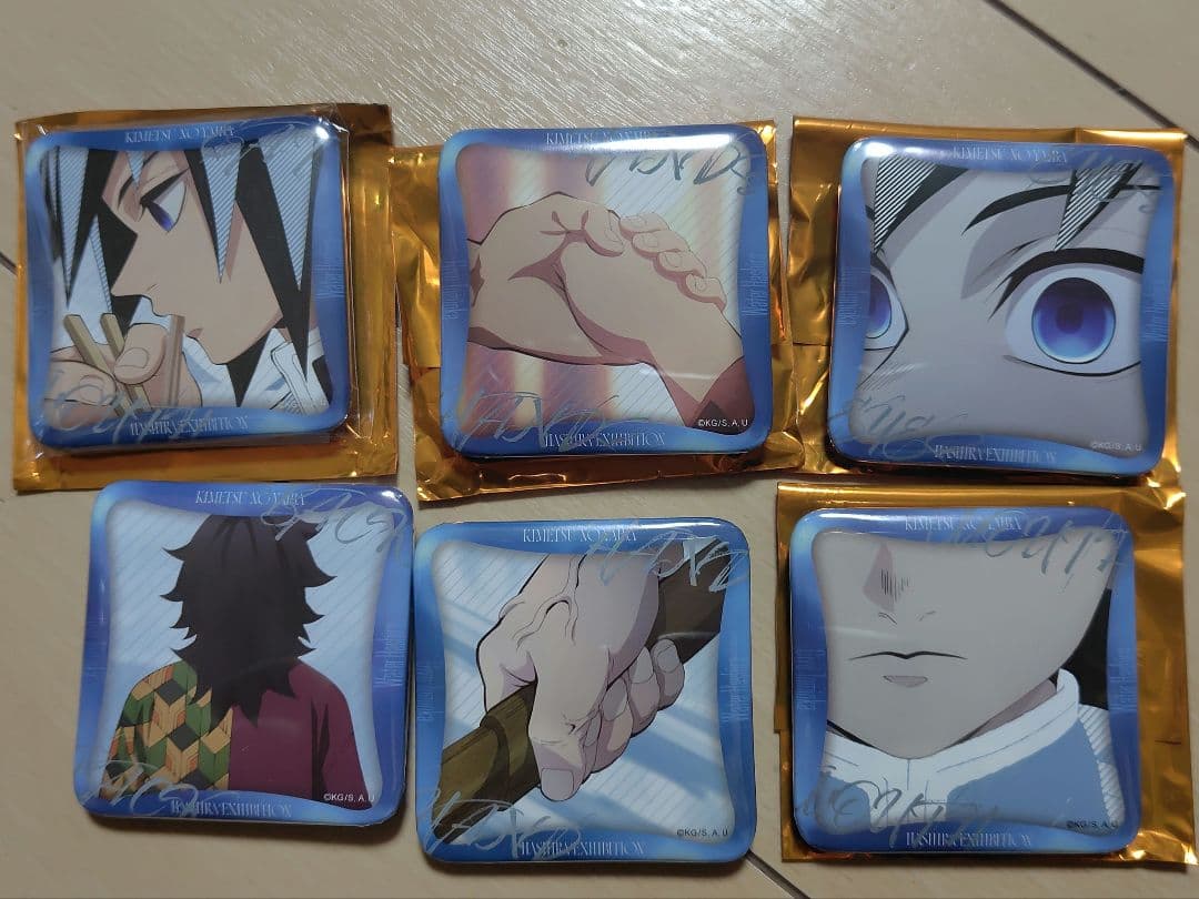 鬼滅の刃　柱展　マニアック缶バッジ　冨岡義勇