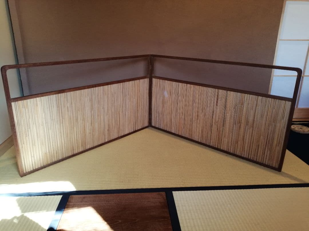 【茶道具】あじろ風炉先屏風　風炉先212