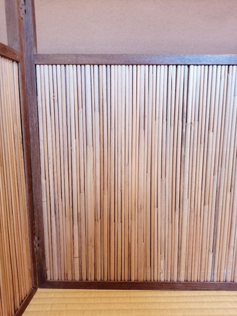 【茶道具】あじろ風炉先屏風　風炉先212