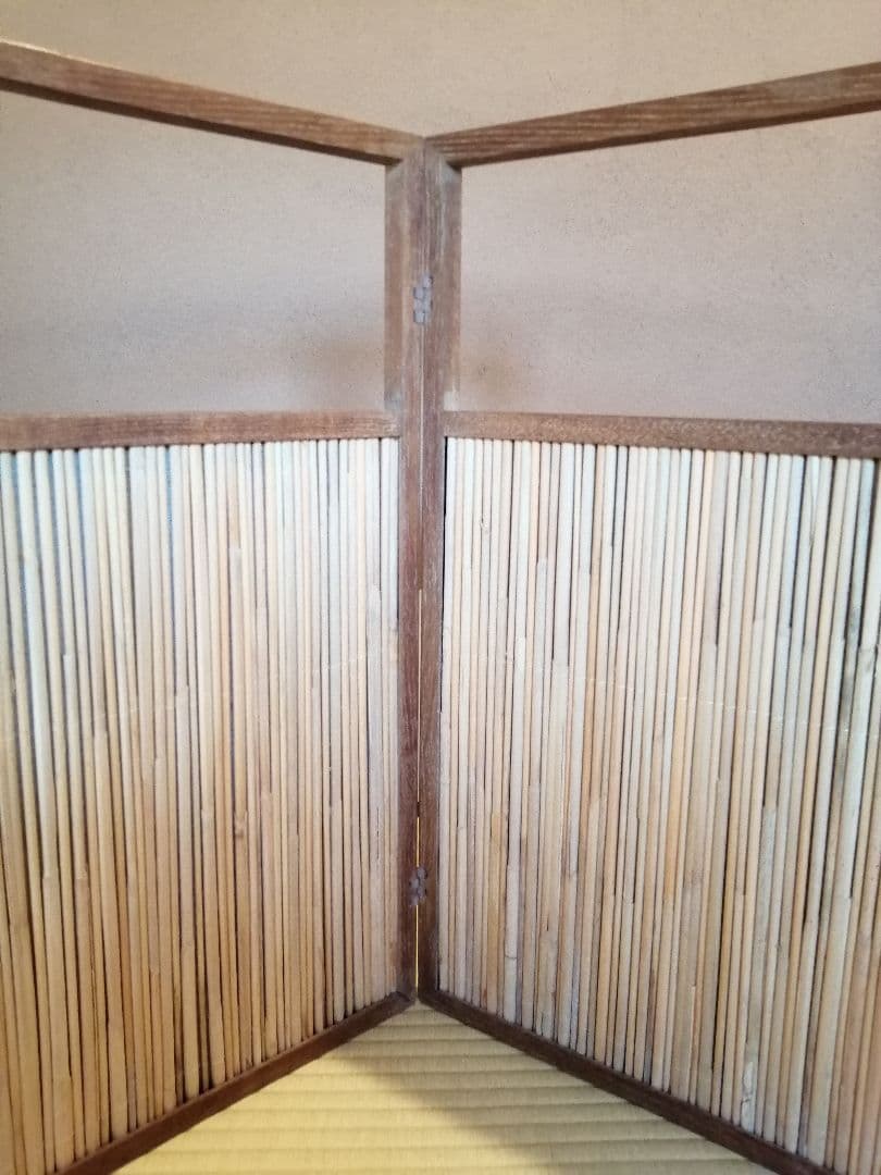 【茶道具】あじろ風炉先屏風　風炉先212