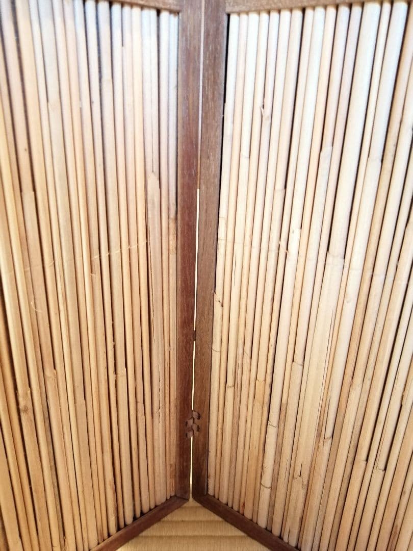 【茶道具】あじろ風炉先屏風　風炉先212