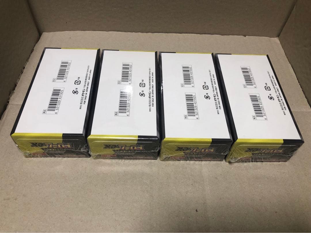 ポケモンカード MEGAハイクラスパックドリーム ex 4BOX シュリンク付き