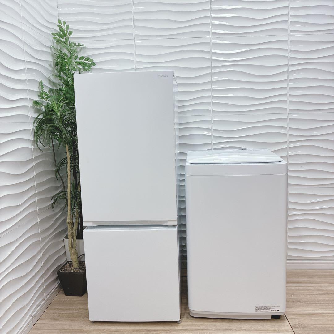 ◇大阪府神戸市配達無料！5ヶ月保証◇2024年製！ヤマダ冷蔵庫◇ハイセンス洗濯機