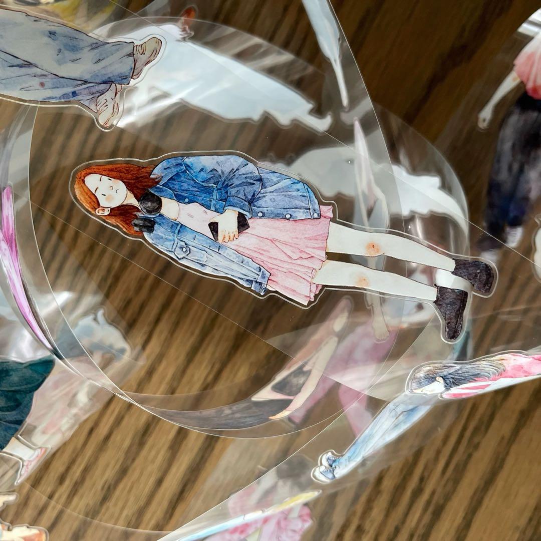 新品　DINGDING　37随心　PET霧面型抜きタイプマスキングテープ　10m