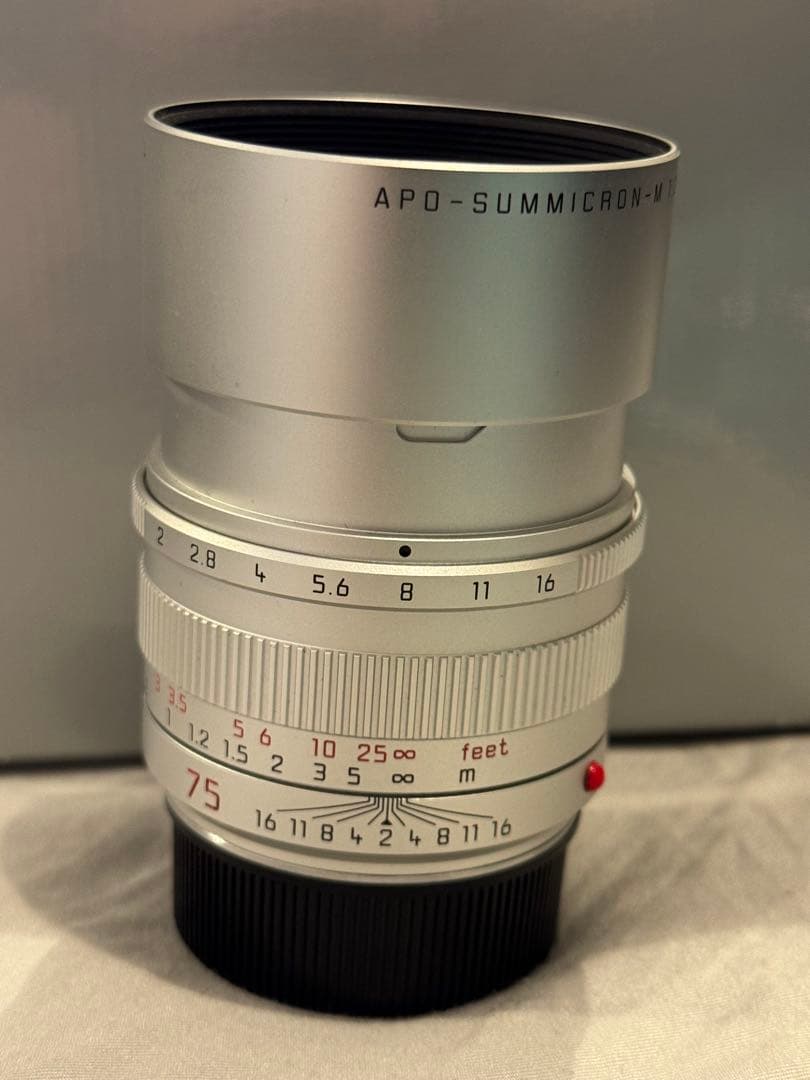 ライカアポズミクロンM75mm/F2 ASPH.6bit現行品 Leica レア