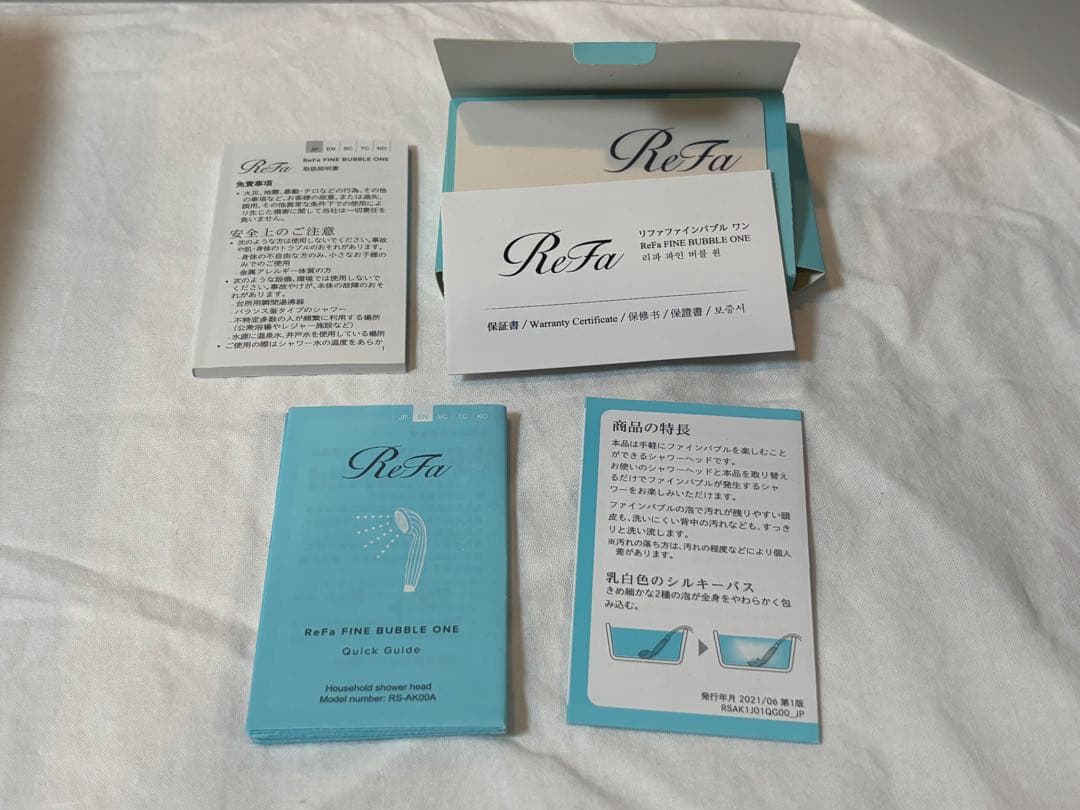 ReFa FINE BUBBLE ONE シャワーヘッド　rs-ak00a