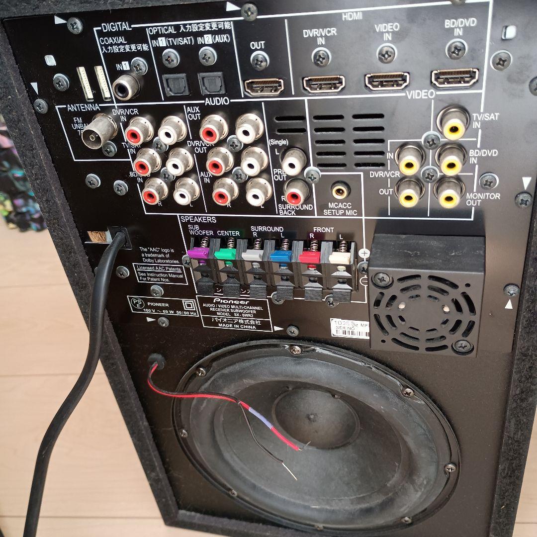 Pioneer パイオニア サラウンドシステム SX-SWR2 /スピーカー２本