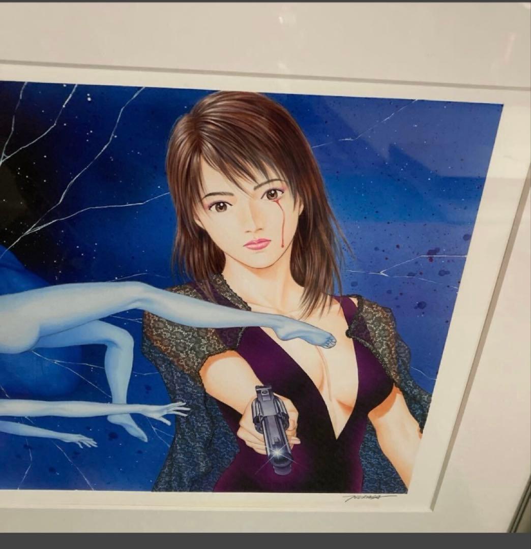 エンジェル・ハート1500万部突破記念　北条司ジークレー版画コレクション限定品❗️