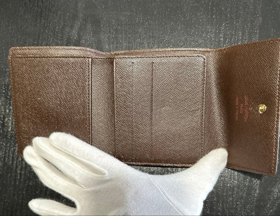 ルイヴィトン ダミエ三つ折財布