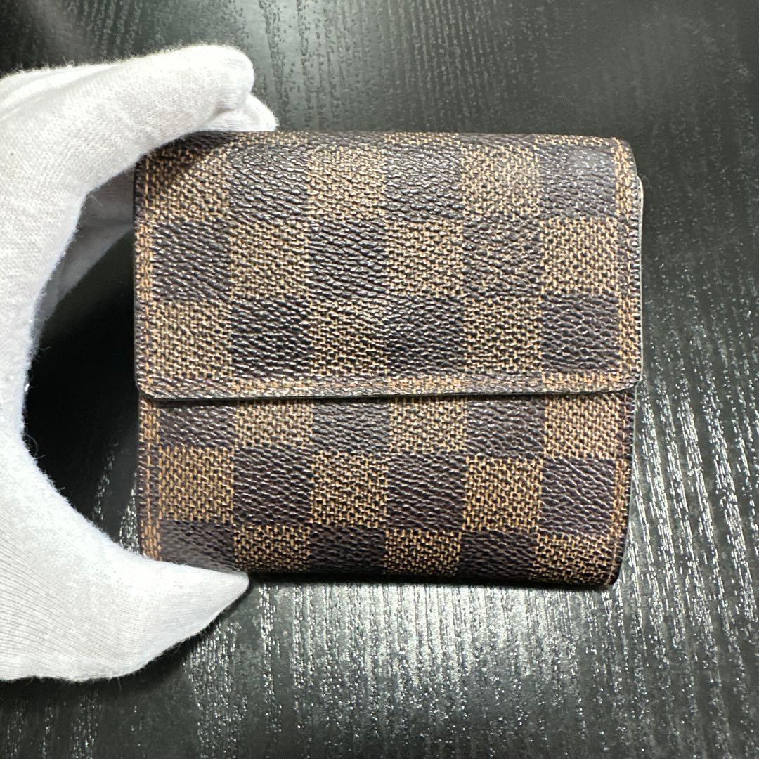 ルイヴィトン ダミエ三つ折財布