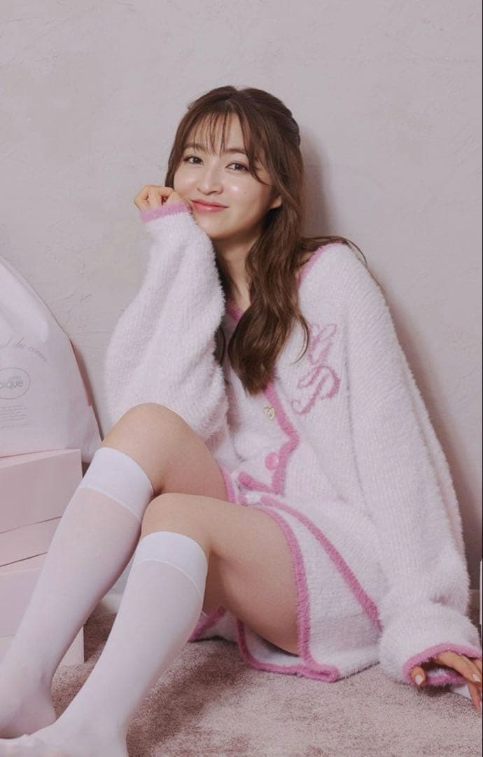 ジェラピケ　ラメフェザーカーディガン & ラメフェザーショートパンツ　2点セット