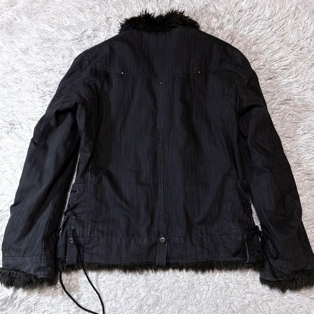 ジャケット・アウター 00s grunge far riders jacket y2k