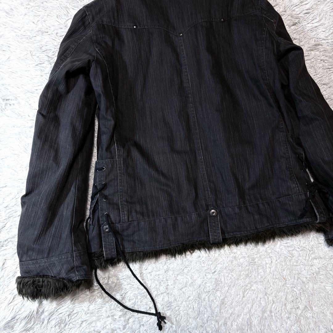 ジャケット・アウター 00s grunge far riders jacket y2k