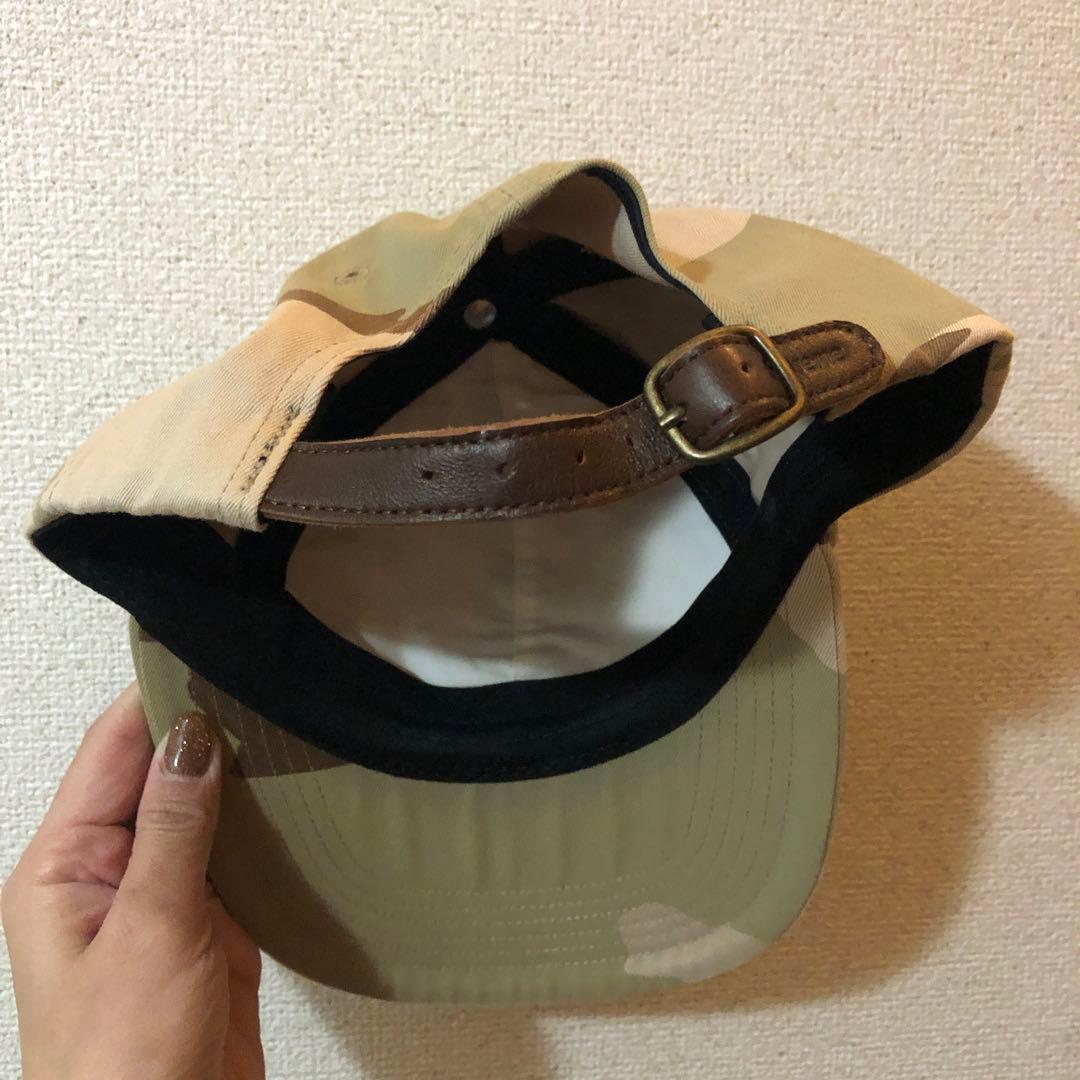 Supreme 迷彩柄キャップ