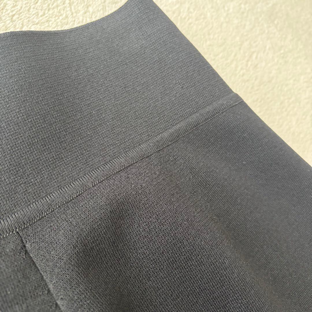 美品　FOXEY NEWYORK ニットパンツ　ワイド　ガウチョ　38 黒