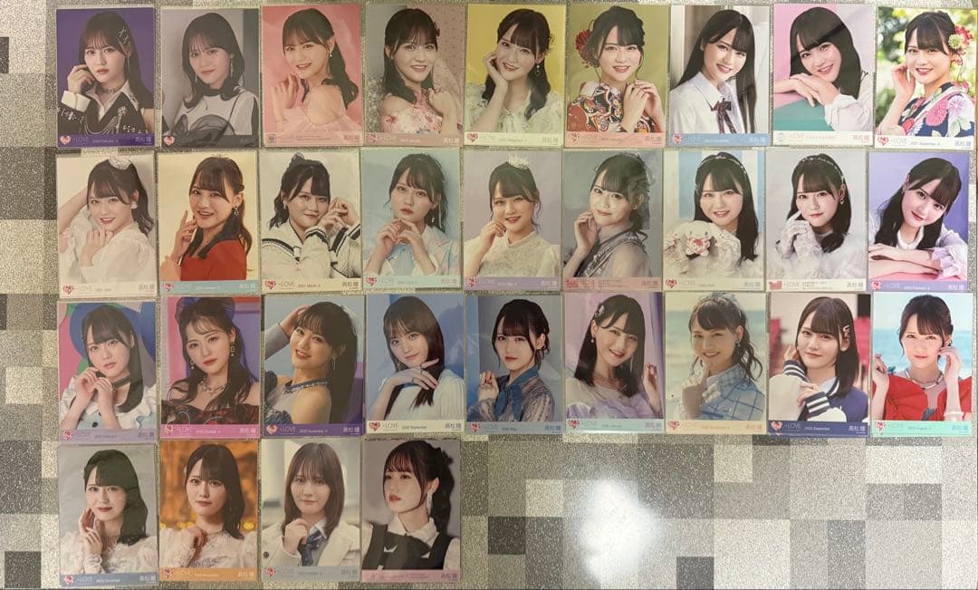 イコラブ 髙松瞳 生写真 コンプまとめ売り(バラ売り可能)