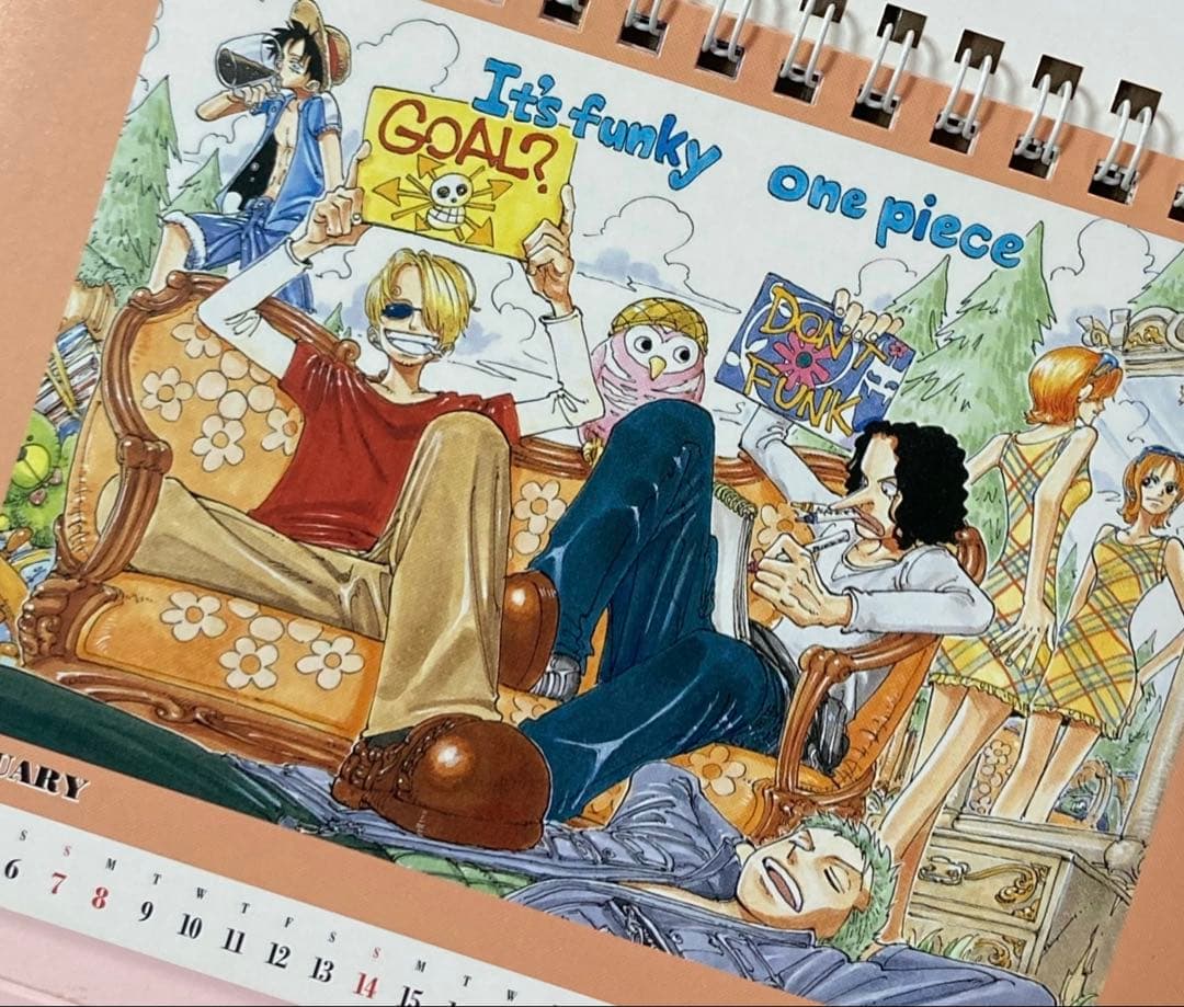 ☆激レア☆未使用！2001 ONE PIECEワンピースカレンダー　尾田栄一郎