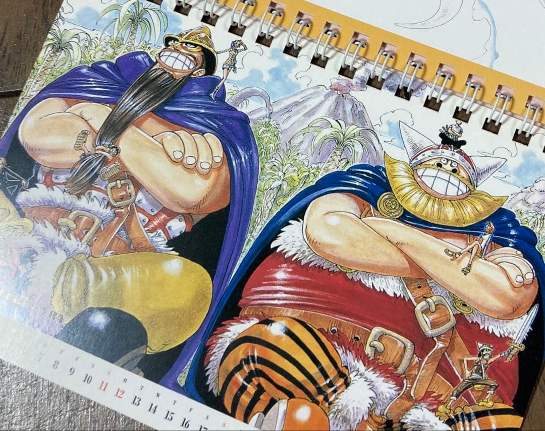 ☆激レア☆未使用！2001 ONE PIECEワンピースカレンダー　尾田栄一郎