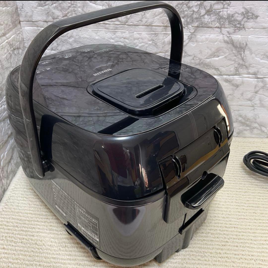 【美品】YAMAZEN 山善 IH炊飯ジャー YJN-E10(B) 5.5合炊き