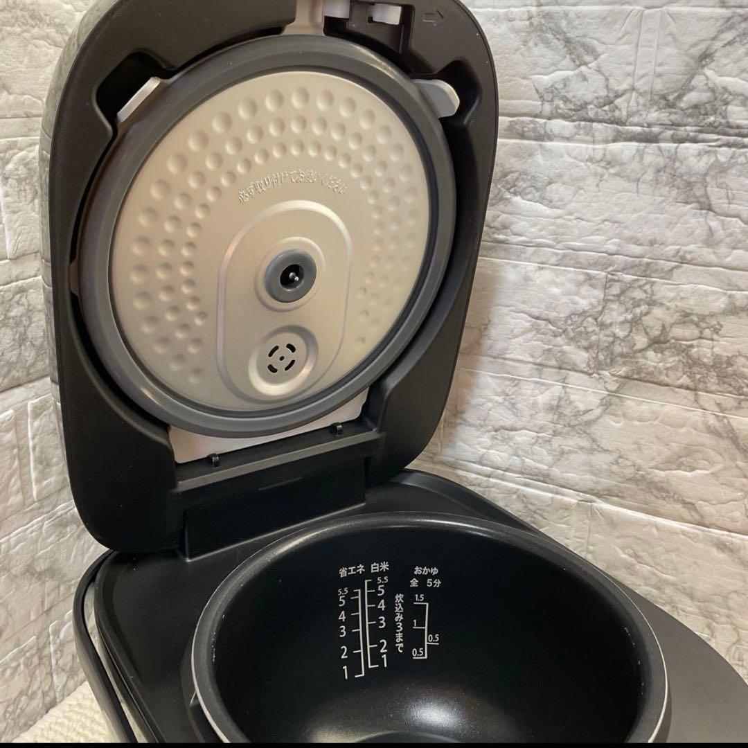 【美品】YAMAZEN 山善 IH炊飯ジャー YJN-E10(B) 5.5合炊き