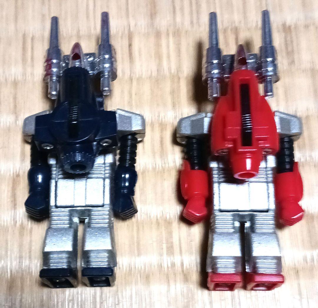 ダイアクロン パワードスーツ 2体 青・赤 隊員・プレート付き