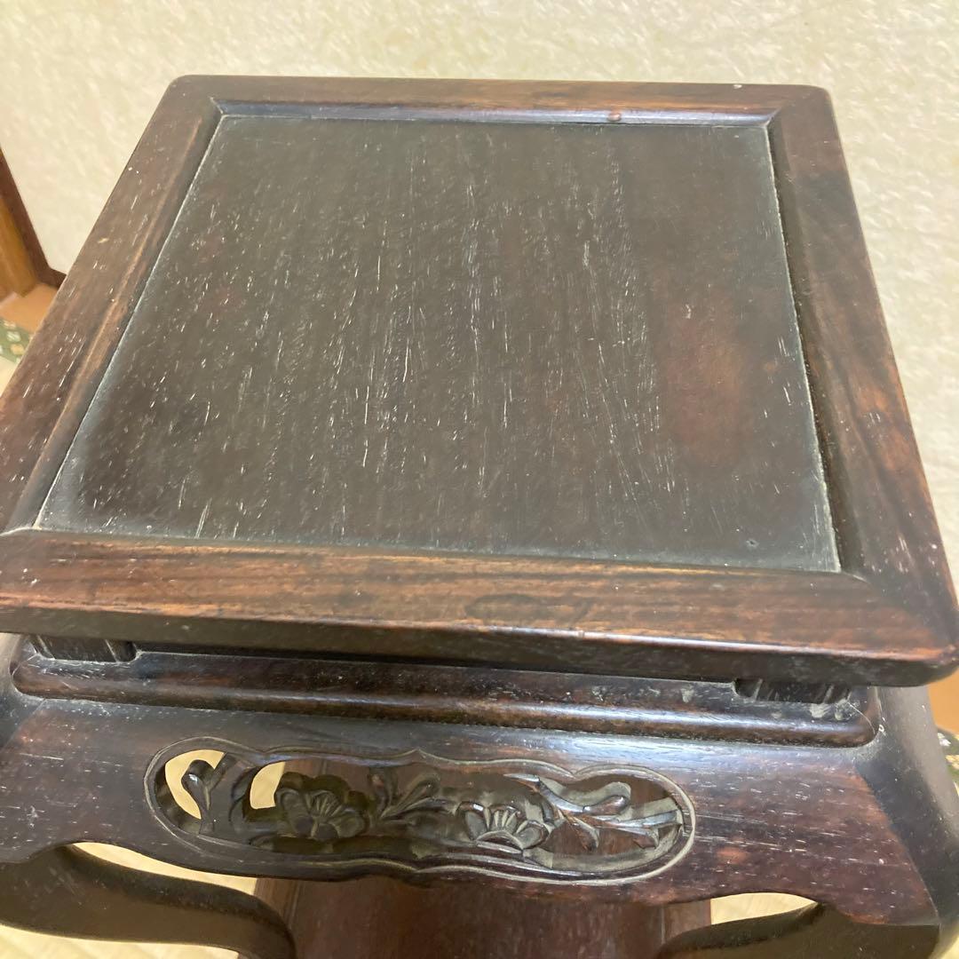 木製　花台　香炉台　飾り台