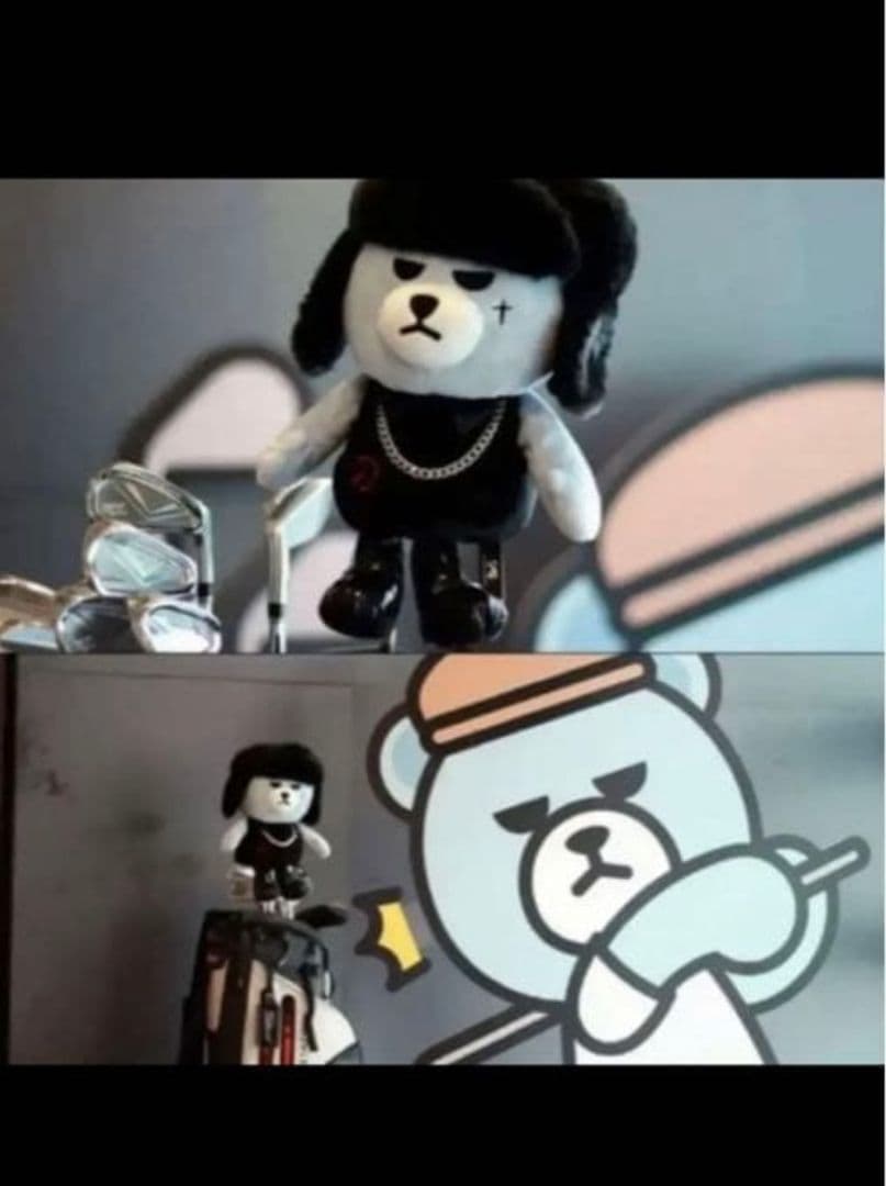 BIGBANG　ゴルフヘッドカバー　２点セット　ぬいぐるみ