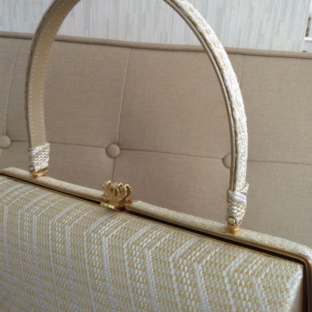 ハンドバッグとゴールド草履セットMサイズ