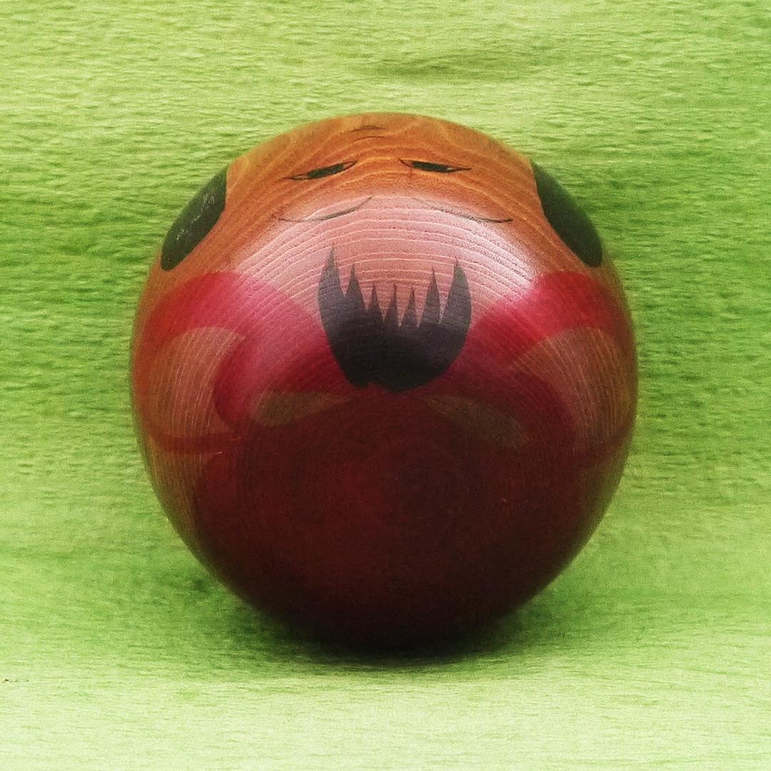 こけし 土湯こけし 23.5cm 小物入れ 徳永慎一