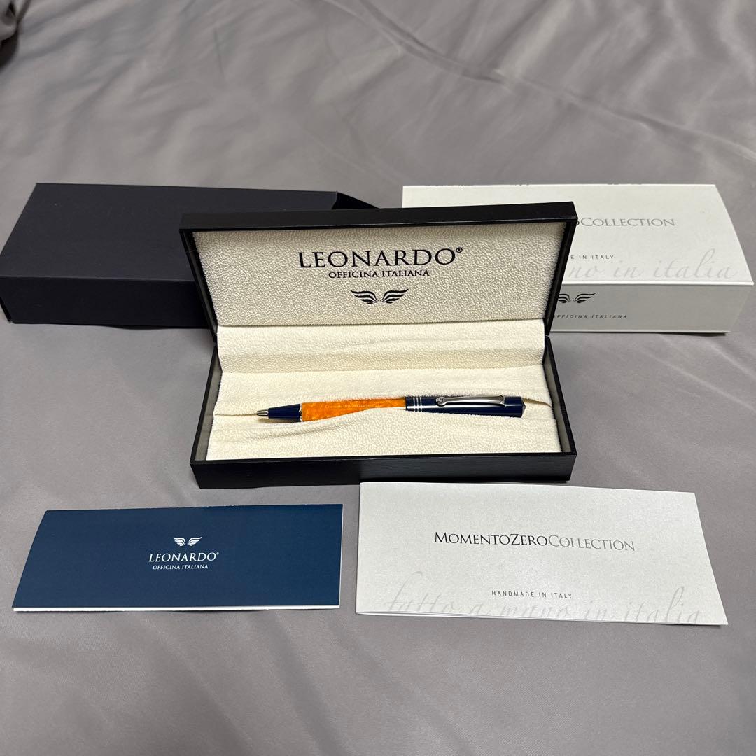 レオナルド「モーメント ゼロ トラモント シルバートリム」ボールペン
