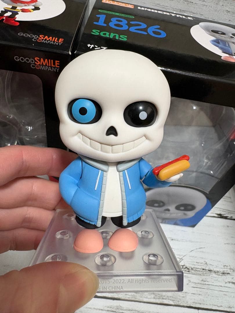 アンダーテール　UNDERTALE ねんどろいど　セット　サンズ　パピルス