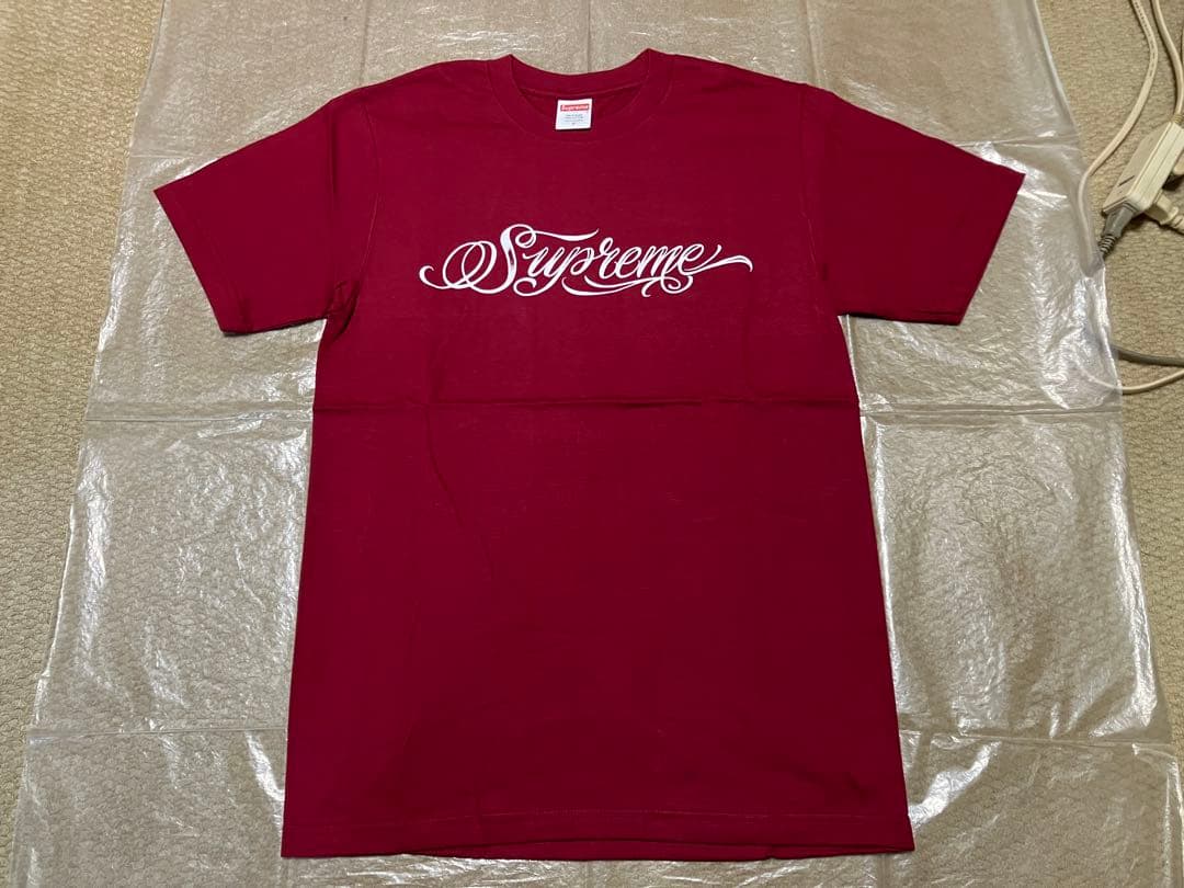 Supreme Mr.Cartoon Script Tee S Red レッド