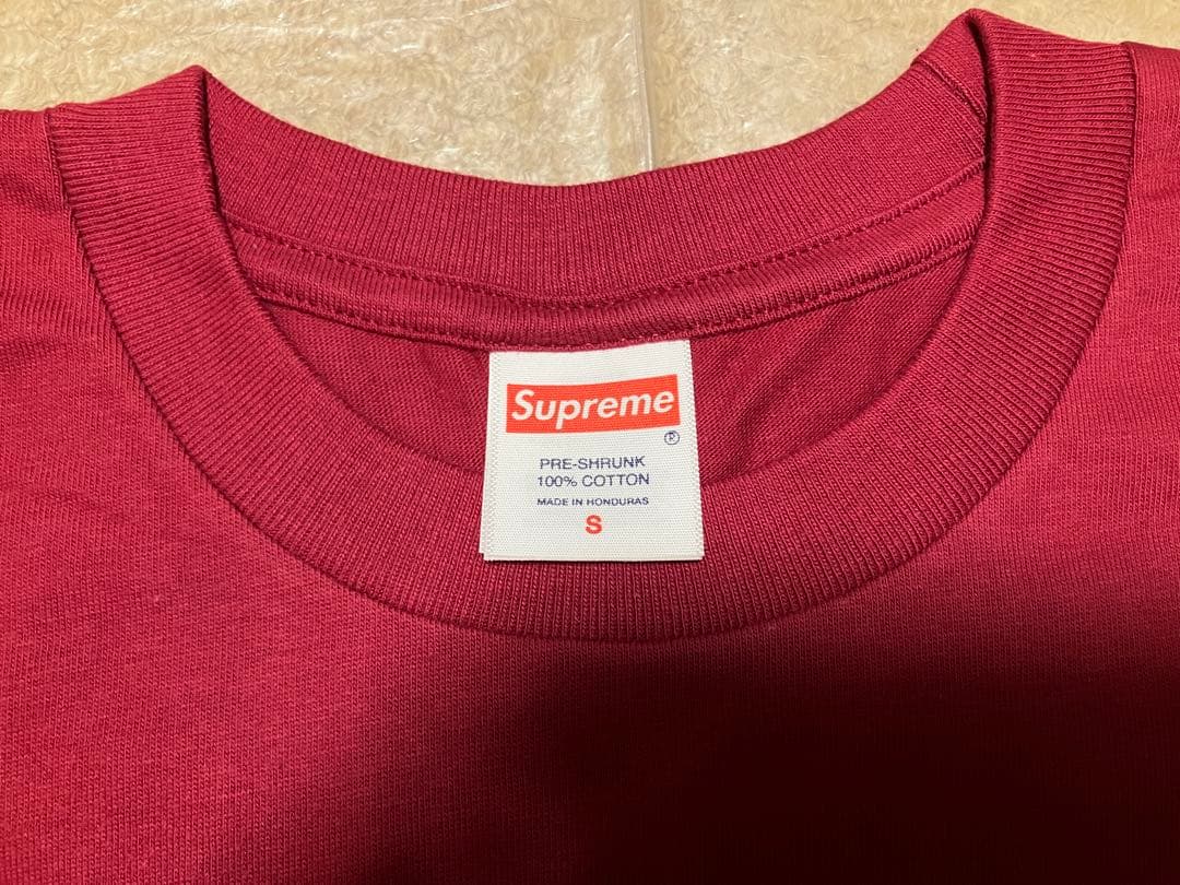 Supreme Mr.Cartoon Script Tee S Red レッド