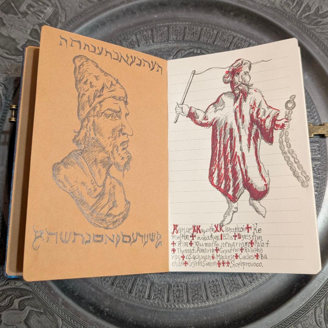 【1点物】ファウスト博士の精霊召喚魔術書 『身体守る、成功、不可視になる護符版』