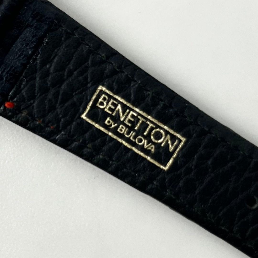 【稼働】 BENETTON BULOVA BN101 クロノグラフ 腕時計