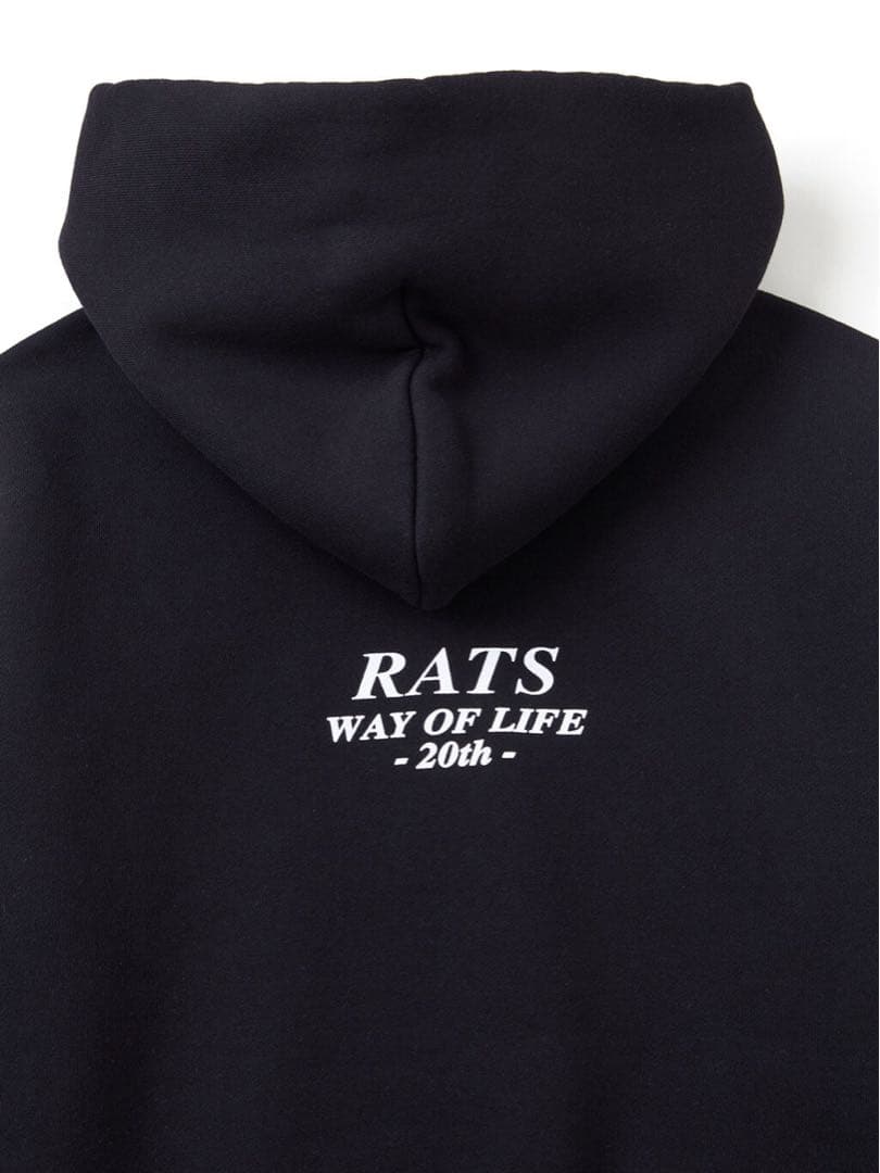 NEIGHBORHOOD. RATS ブラックパーカー　新品未使用品Lサイズ