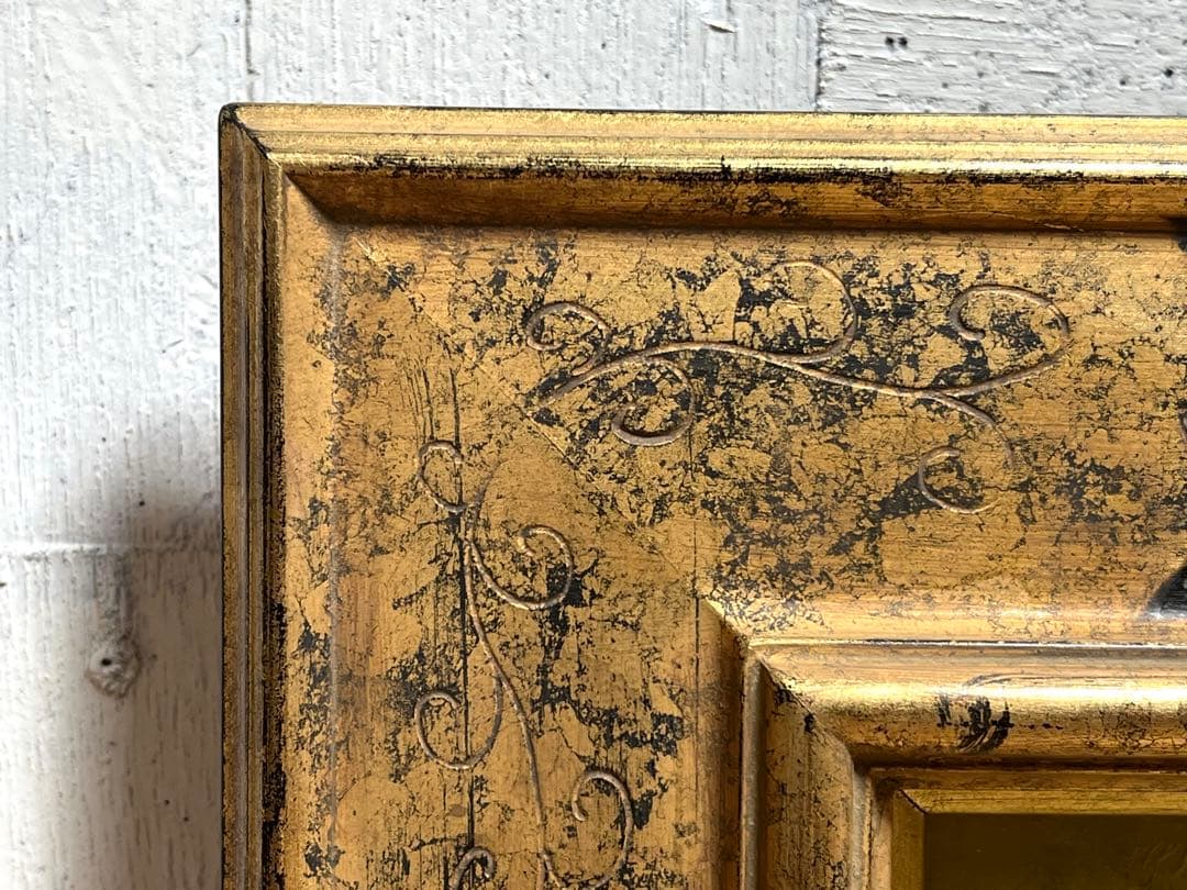 池田秀郎 油絵 油彩 肉筆 「らん(蘭)」サイン有り