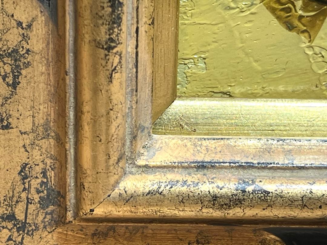 池田秀郎 油絵 油彩 肉筆 「らん(蘭)」サイン有り