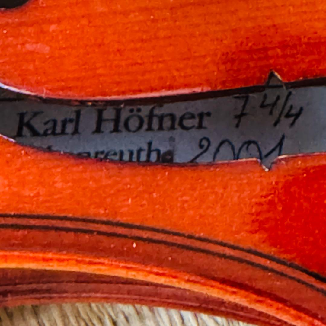 KARL HOFNER カールヘフナ　4/4 Bubenrenth 2001