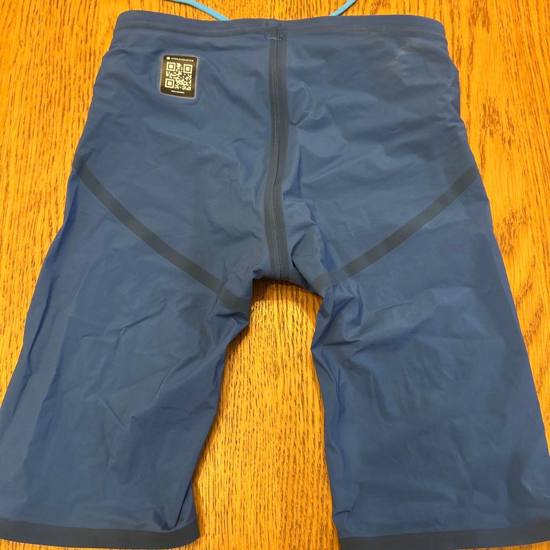 値下げ不可　arena 競泳水着 ネイビー ウエスト紐付き