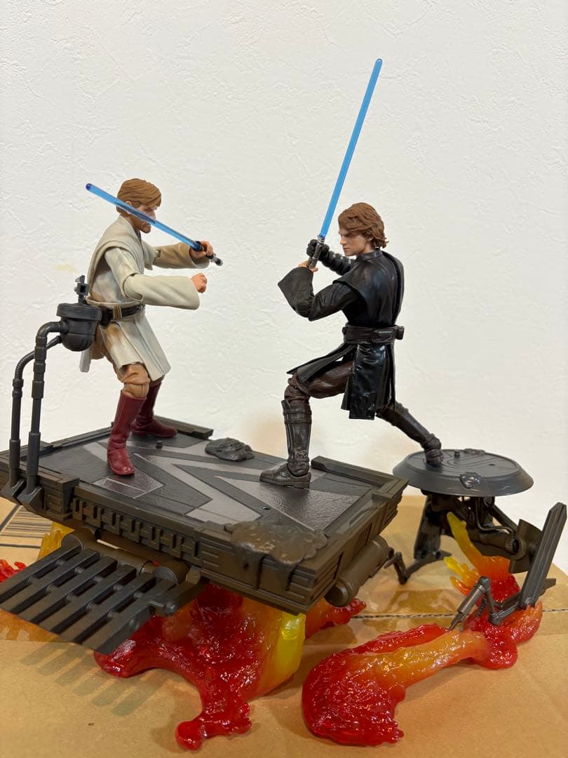 スターウォーズ アナキン　オビワン フィギュア　ブラックシリーズ