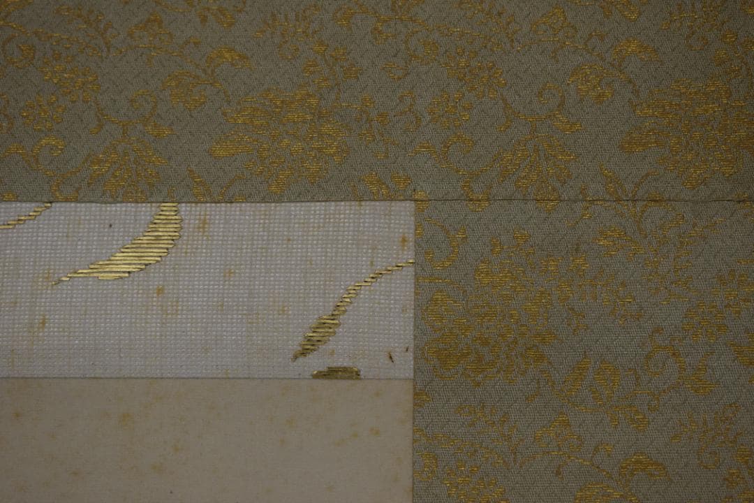 【真作】東原方僊/鶴図/巣籠図/横物/掛軸☆宝船☆Y-515　JM