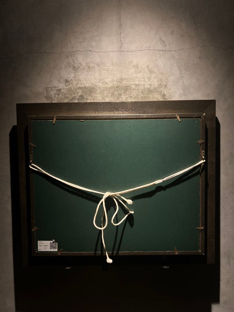 小幡稔【山陰海岸】肉筆油彩画　直筆サインあり