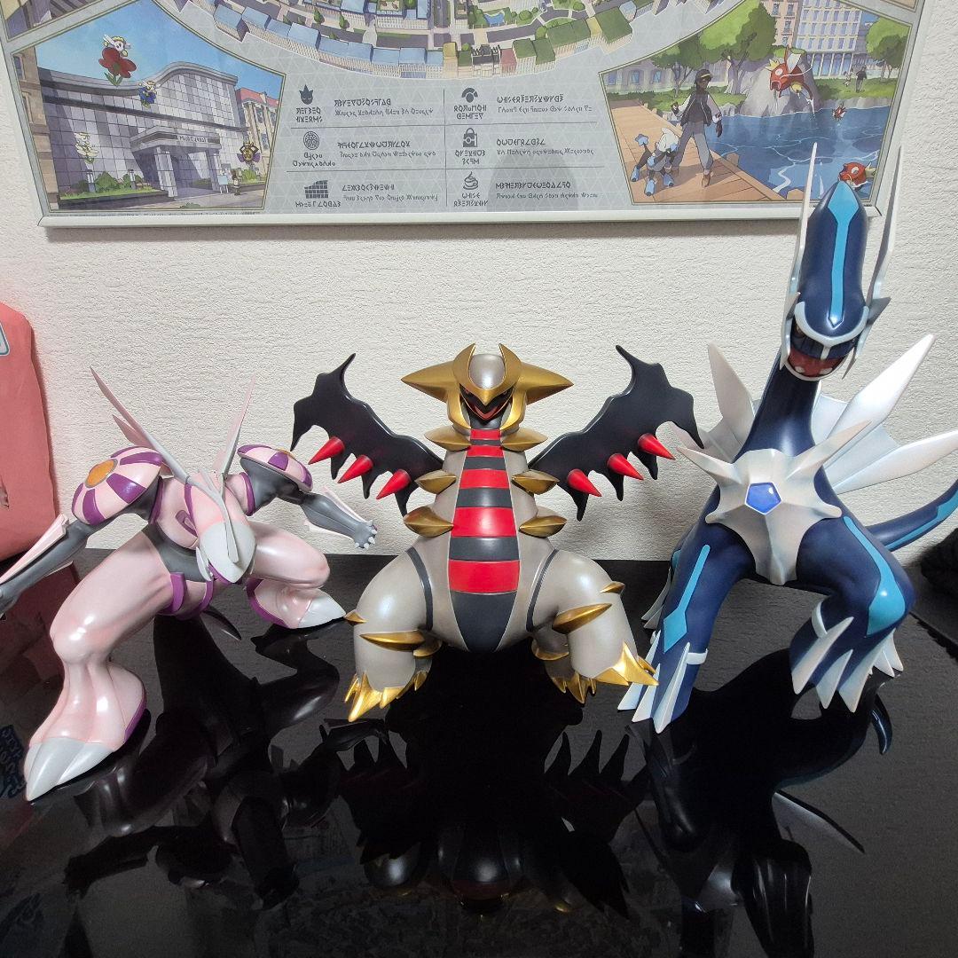 海外版ポケモンスケールワールド ディアルガ、パルキア、ギラティナ 三体セット