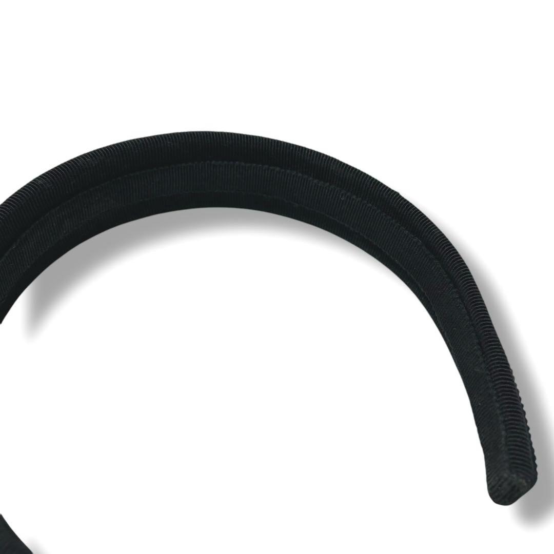 サルヴァトーレフェラガモ カチューシャ ガンチーニ ブラック ゴールド