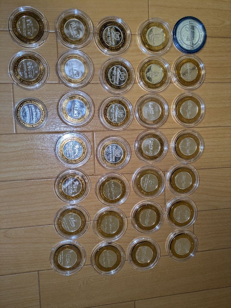 ラスベガス　カジノホテル　ゲーミングトークン　メダルケース入り　LASVegas