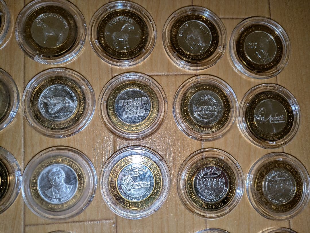 ラスベガス　カジノホテル　ゲーミングトークン　メダルケース入り　LASVegas