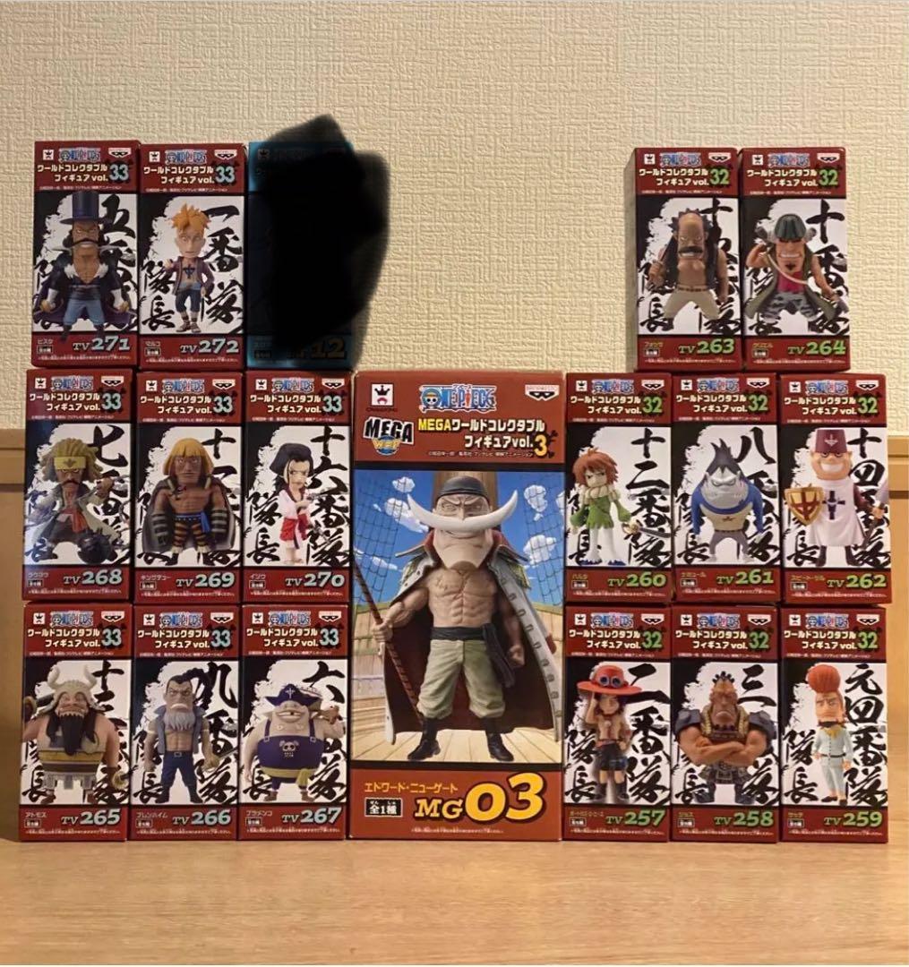【最終価格】フルセット 白ひげ海賊団 コレクタブル フィギュア ワンピース 稀少