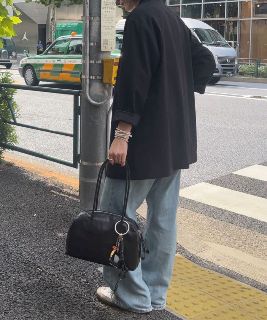 ear PAPILLONNER ロングハンドルボストンバッグ